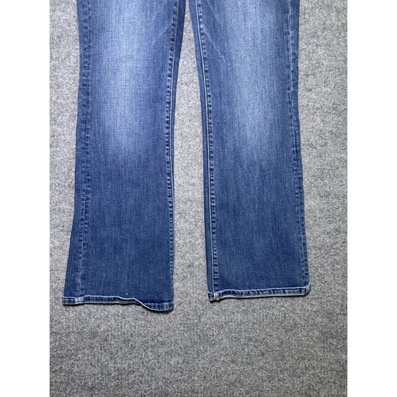 American Eagle Jeans Womens 10R Boot Cut Stretch X Dark Wash - Picture 3 of 8